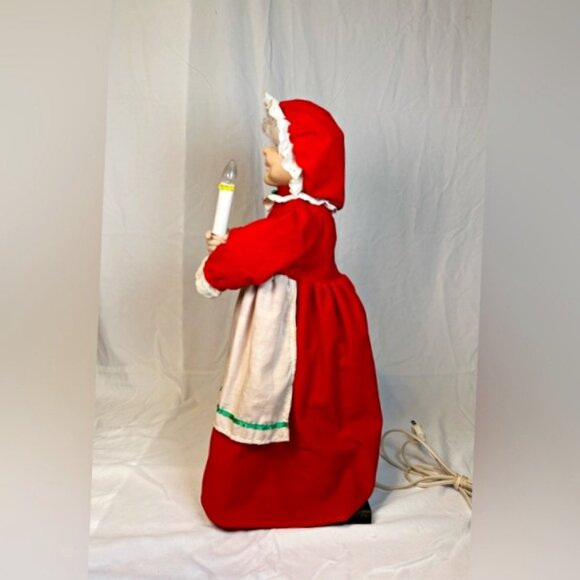 Vintage Telco Mrs Claus 23" Animated Illuminated Christmas Motionette - Picture 4 of 5